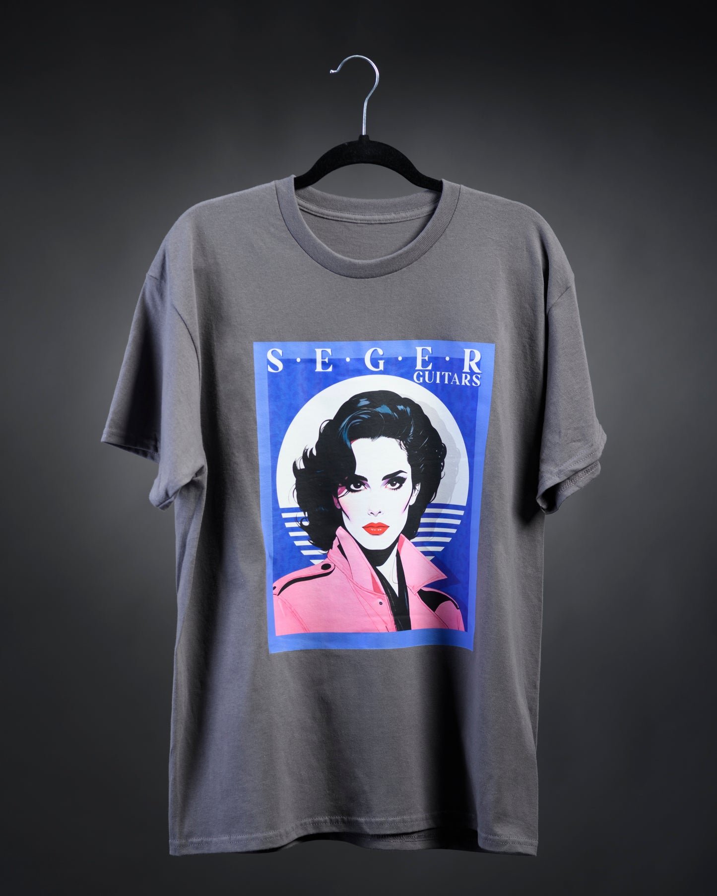 80s Custom shop charcoal T